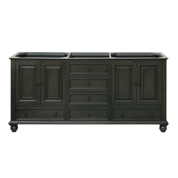 Avanity THOMPSON-V72-CL Thompson 72" Vanity Double Free Standing Vanity Cabinet Only – -