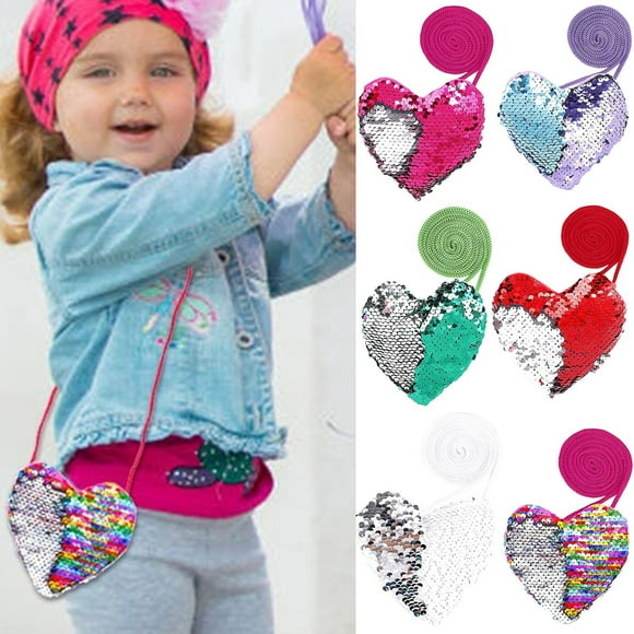Up to 65% off SMihono Sequins Purse Children's Purse Mini Cross Body Bags For Birthday Gift, Party Bag