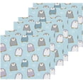 thumbnail image 2 of Coolnut Cartoon Penguin and Heart Washcloths Towels, Highly Absorbent and Soft Cotton Face Cloths, 6 Pack Quick Dry Wash Cloths - 12 X 12 Inches Washcloth Gift, 2 of 7