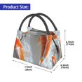 thumbnail image 2 of Disketp Koi Fish Water Bolsa Térmica Estampada, Bolsa Térmica Aislante para Almuerzo, Playa y Campamento, 2 of 6