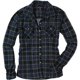 thumbnail image 1 of Camisa con botones a cuadros Ecko Unltd. Mujer Azul Extragrande, 1 of 1