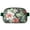 Dark-green-24, variant on Retro Floral Waist Bag – Country Farmhouse Fanny Pack with Wildflower Garden & Bee Artwork