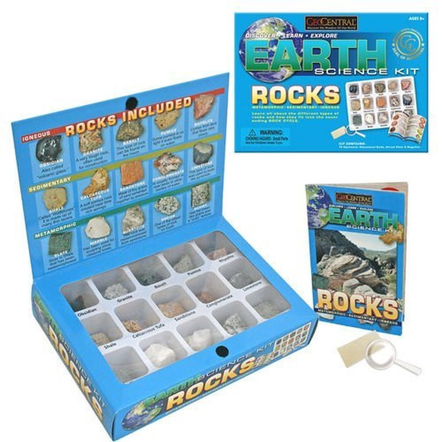 Toysmith Rock Science Educational Fun for Children Discovery Exploration Kit 