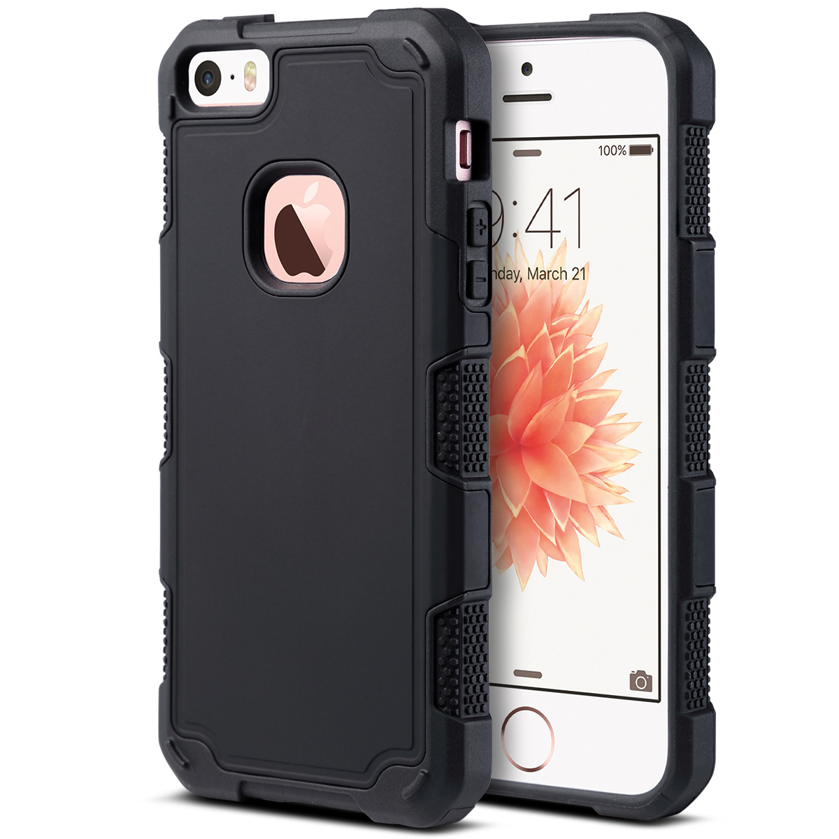 iPhone 5 Case, iPhone SE 5S Case, ULAK Protective Case Hard Back PC Cover AntiScratch Hybrid