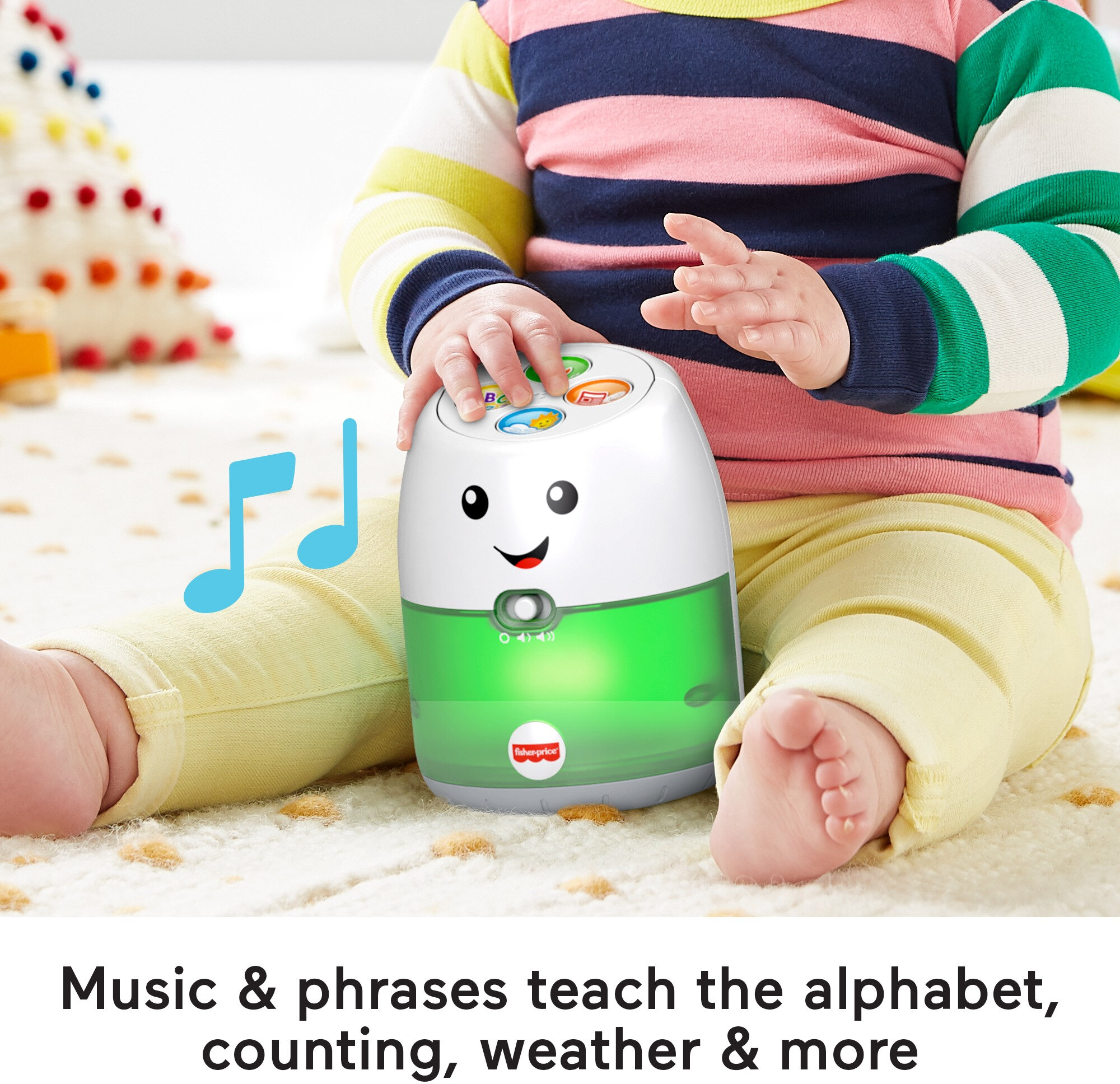 Fisher-Price Laugh & Learn Babble & Wobble Hub Interactive Baby Toy - image 4 of 7