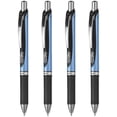 thumbnail image 5 of Pentel Energel BLN75 Retractable Gel Ink Rollerball Pens, Fine Point, 0.5mm, Black Ink, 6 Pack, 5 of 5