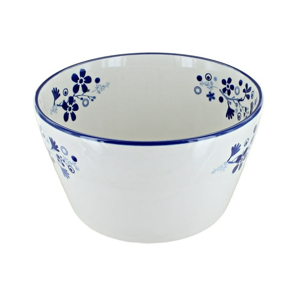 Blue Rose Polish Pottery Susanna Medium Deep Serving Bowl