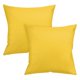 thumbnail image 1 of Uxcell 2-Pack Fundas de Almohadas para Exteriores, 18x18Pulgadas/45x45 cm Funda de Almohada Moderna para Sofá de Patio [Amarillo], 1 of 6