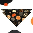 thumbnail image 2 of Fall Dog Bandanas 2 Pack,Halloween Thanksgiving Pumpkin Polka Dots Checkered Reversible Adjustable Triangle Pet Scarves for Boy and Girl,Autumn Decor Dog Bandana for Small Medium Large Dogs(Medium), 2 of 5
