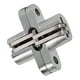 thumbnail image 4 of Bisagras Ocultas Cruzadas Invisibles Para Puerta Plegable De Aleación De Zinc De 180 Grados 43,7 Mm/60,4 Mm/68,8 Mm/94 Mm, Menos Ruido, Conveniente De Usar Con Orificios, 4 of 7