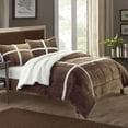 thumbnail image 6 of Chic Home Chloe 2 Piece Comforter Set Ultra Plush Micro Mink Sherpa Lined Bedding – Decorative Pillow Sham Included, Twin/Twin XL Silver, 6 of 6