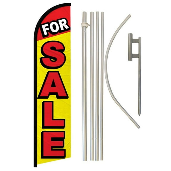 For Sale Windless Banner Flag & Pole Kit