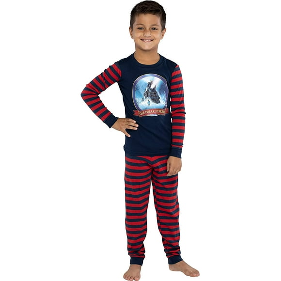 Le Pyjama Polaire en Coton à Manches Longues pour Enfants de Train Express