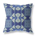 thumbnail image 1 of Cosmic Circle Sprays Suede Blown and Closed Pillow Dark Muted Blue, 1 of 3