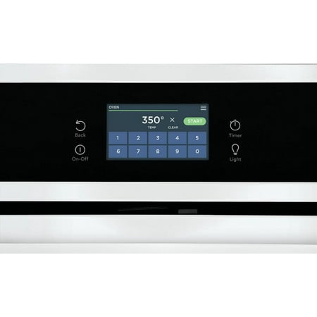 Frigidaire - 27" Built-in Single Electric Wall Oven with Fan Convection - White