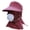 B, variant on Sun Hats with Neck Flap Sun Cap Fishing Hats Outdoor-Wide Brim Sun Protection Hat with Removable Face&Neck Flap Cover for Men Women A One Size