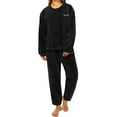 thumbnail image 2 of WCJM Family Matching Outfits Women's Fall Winter Coral Fleece Pajama Set Cozy Thickened Loungewear Long Sleeve Sleepwear with Pants Fashionable Soft for Cold Nights Two-Piece Set Women Pajama Sets, 2 of 5