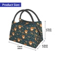 thumbnail image 2 of Honeii Cute plant fox Print Cooler Bag Insulated, Large Leakproof Soft Sided Portable Cooler Bag,Lunch Box Lunch Bag, 2 of 6