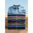 thumbnail image 5 of Boulder Creek By Kingsize Men's Big & Tall  Long Sleeve Denim And Twill Shirt, 5 of 6
