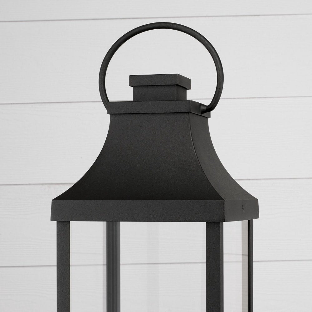 3 Light Outdoor Post Lantern In Traditional Style-26.75 Inches Tall And 8 Inches Wide-Black Finish Capital Lighting 946432Bk