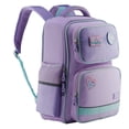 thumbnail image 1 of Mochila escolar SQbags con parches Purple, 1 of 5