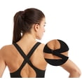thumbnail image 4 of Cinda Ease Women's Zipper Sports Bra - High Support, Adjustable Straps, and Breathable Design, 4 of 7