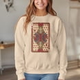 thumbnail image 3 of Lotusprint LLC Couple Pocker Card Queen and King Graphic Valentine Sand Classic Unisex Crew-neck Sweatshirt Gildan 18000 S, Couple Gift Sweatshirt, 3 of 4