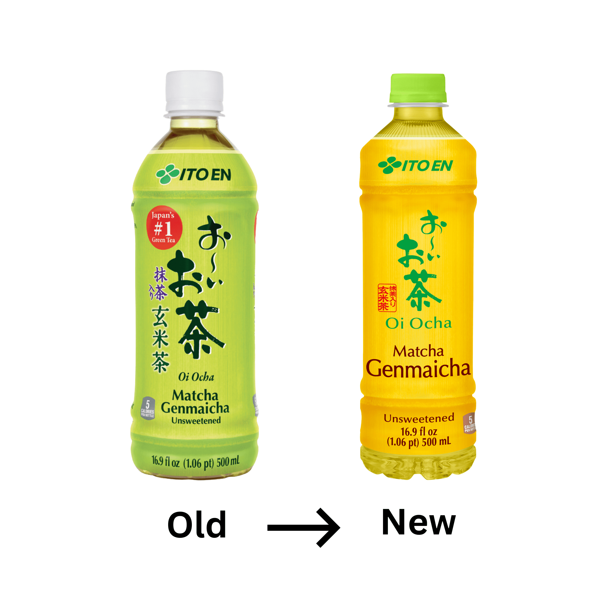 Ito En Oi Ocha Genmaicha Green Tea, 16.9 fl oz (12-Pack)