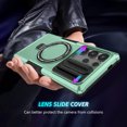 thumbnail image 6 of Allytechgroup Magnetic For Samsung Galaxy S23 Ultra Case with Ring, [1x Screen Protector] [Slide Camera Cover] Military Grade Drop Protection Back Cover For Samsung Galaxy S23 Ultra, Lightgreen, 6 of 10
