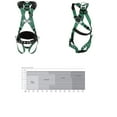 thumbnail image 2 of V-FORM™ 10196642 Full-Body Harness, Back D-Ring, Standard, RaceFORM™ Chest/Tongue Leg Buckles, 2 of 5