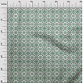 thumbnail image 3 of oneOone Velvet Jewel Green Fabric Mosaic Craft Projects Decor Fabric Printed By The Yard 58 Inch Wide, 3 of 5