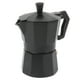 thumbnail image 3 of Stovetop Moka Pot Cafetera italiana hecha a mano Aleación de aluminio Accesorios de cocina DIY Negro 150 ml, 3 of 10