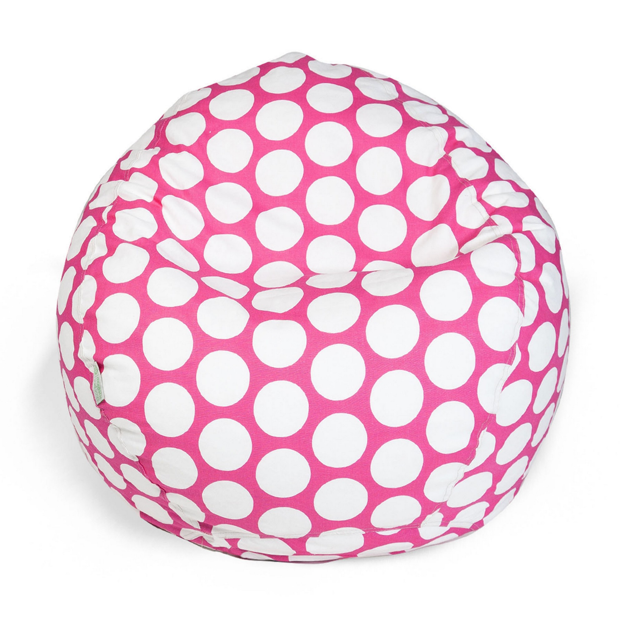 Majestic Home Goods Big Polka Dots Large Classic Bean Bag Chair