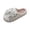 White_41, variant on Women's Indoor Outdoor Slippers with Bow - Memory Foam Non-Slip Warm Fuzzy Plush House Shoes