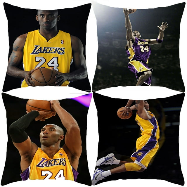 Manta decorativa de anime de Kobes Bryants, 4 unidades por lote