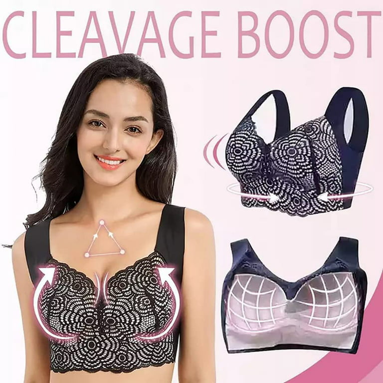 Pretty health Lymphvity Detoxification and Shaping & Powerful Lifting Bra,  Lifting Breast, Lift Health Lifting Bra, Lace Wireless Bra Plus Size for