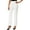 Vanilla Ice, variant on KASPER Womens White Stretch Zippered Crepe Mid-rise Wear To Work Straight leg Pants 4
