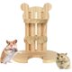 thumbnail image 4 of Dispensador de Agua para Mascotas Hervidor de Madera Soporte Vertical Altura Ajustable de Madera Sólida para el Soporte Del Dispensador de Agua de la Jaula Del Conejo Del Cerdo de Guinea Del Hámster, 4 of 4