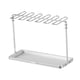 thumbnail image 4 of Soporte de metal para copas de vino, bandeja de goteo decorativa, estante para copas de vino para bar del hogar Plata, 4 of 9