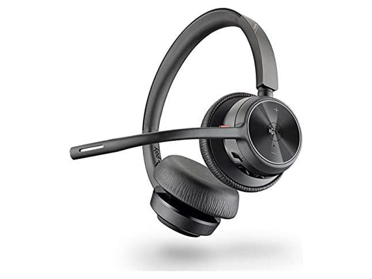 Poly Voyager 4320-M - Headset - on-ear - Bluetooth - wireless, wired - USB-A via Bluetooth adapter - black - Certified for Microsoft Teams, Zoom Certified