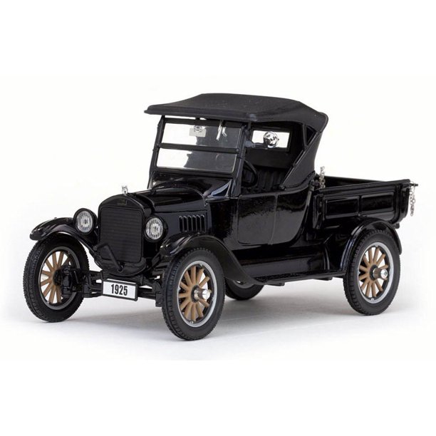 1925 Ford Model T Roadster Pickup Truck Black Sun Star 1860 1 24 Scale Diecast Model Toy Car Walmart Com Walmart Com