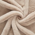 thumbnail image 3 of Cozy Haven Luxury Reversible Faux Fur to Plush Oversized Couch Throw Blanket, Beige, 50 x 72 in, 3 of 9