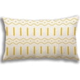 thumbnail image 4 of Lumbar Pillow Covers 12x20 Set of 4, Modern Sofa Throw Pillow Cover, Decorative Outdoor Linen Fabric Pillow Case for Couch Bed Car, Yellow, 4 of 5