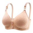 thumbnail image 1 of Aayomet Bralettes for Women With Support Lift and Side Control Lightweight Summer Undergarment (Beige, 40/90), 1 of 2