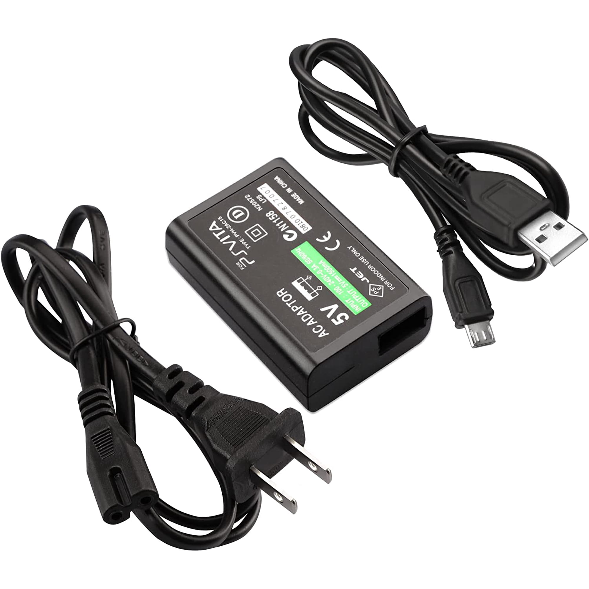 PS Vita Charger, AC Adapter Wall Charger Compatible with Sony Playstation Vita 2000 (Only Compatible with PSV 2000)