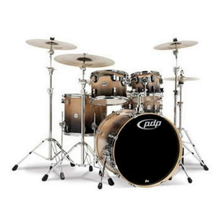 PDP PDCB2215NC Natural To Charcoal Fade - Chrome Hardware Kit Drums, 5 Piece