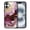 Marble Gold And Purple, variant on WIRESTER Shockproof Soft Rubber Cover Case for Apple iPhone 16 6.1" 2024, Blue Sky Galaxy Nebula