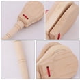 thumbnail image 2 of OULII 1pc Wooden Castanet For Safe Musical Instrument For Early Music Education Enhances Hearing Development Present, 2 of 8