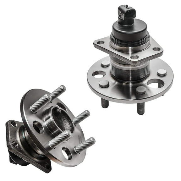 Detroit Axle - Rear 2pc Wheel Bearing Hubs for Buick Skylark Chevy Beretta Cavalier Corsica Oldsmobile Achieva Pontiac Grand Am Sunbird Sunfire, 2 Wheel Bearing & Hubs Assembly Replacement