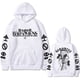 thumbnail image 4 of Sudadera con capucha con estampado de Bad Omens Band Tour, sudadera con estampado de música americana, The Death of Peace of Mind, sudaderas con capucha gráficas de esqueleto, sudaderas góticas de Roc, 4 of 5